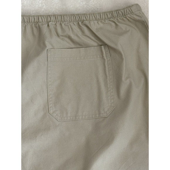 Eddie Bauer Women's Sunwashed Canvas Crop Pull-On Pants Costal Tan Pockets Sz 3X - Picture 7 of 15